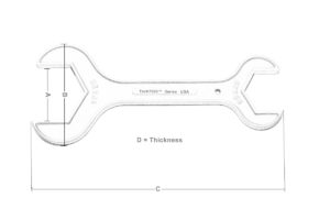 Aluminum Wrench Size Diagram Wrench Specs Aluminum Wrenches